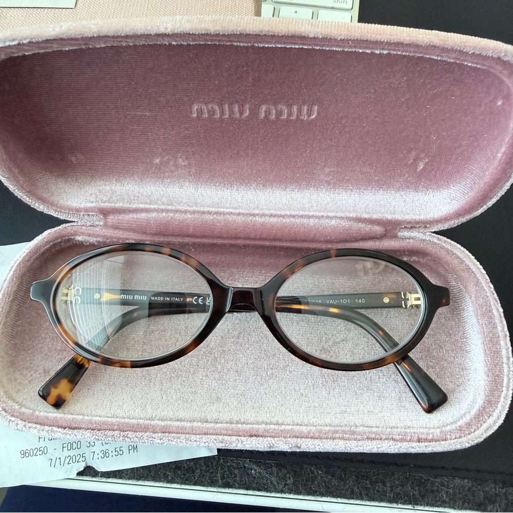 Miu Miu Brown Tortoise Women's Glasses